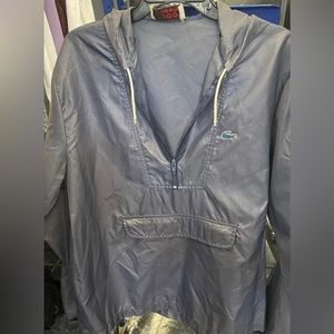 Vintage Izod Lacoste Navy Blue Windbreaker